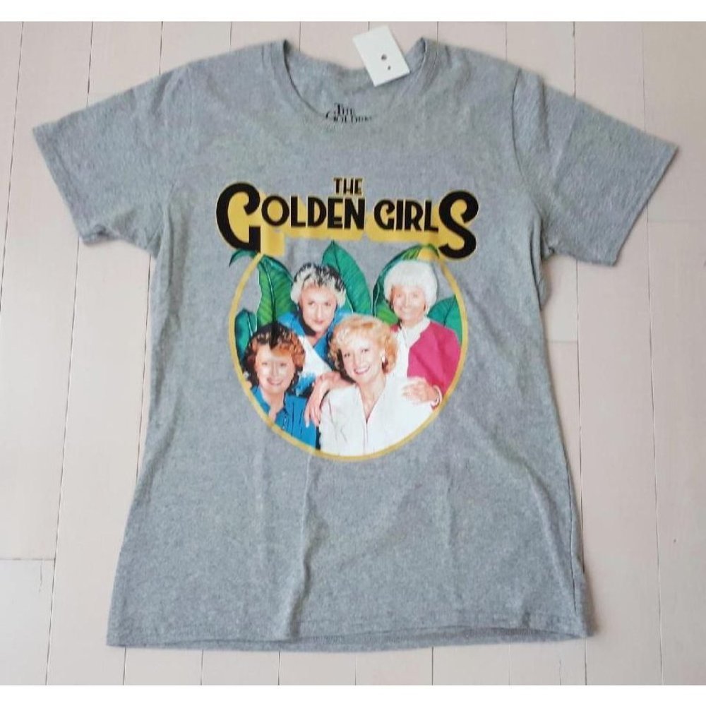 The Golden Girls ABC Studios Grey Printed TEE SHIRT Top Cotton (  M )